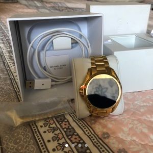 Gold MK smart watch
